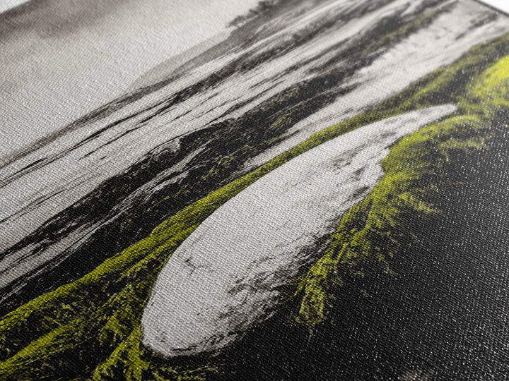 Coastal Rock, Ocean Landscape, Framed Canvas Print, Seascape Wall Art, Beach House Decor, Nautical Artwork, Minimalist Art, Bedroom Art