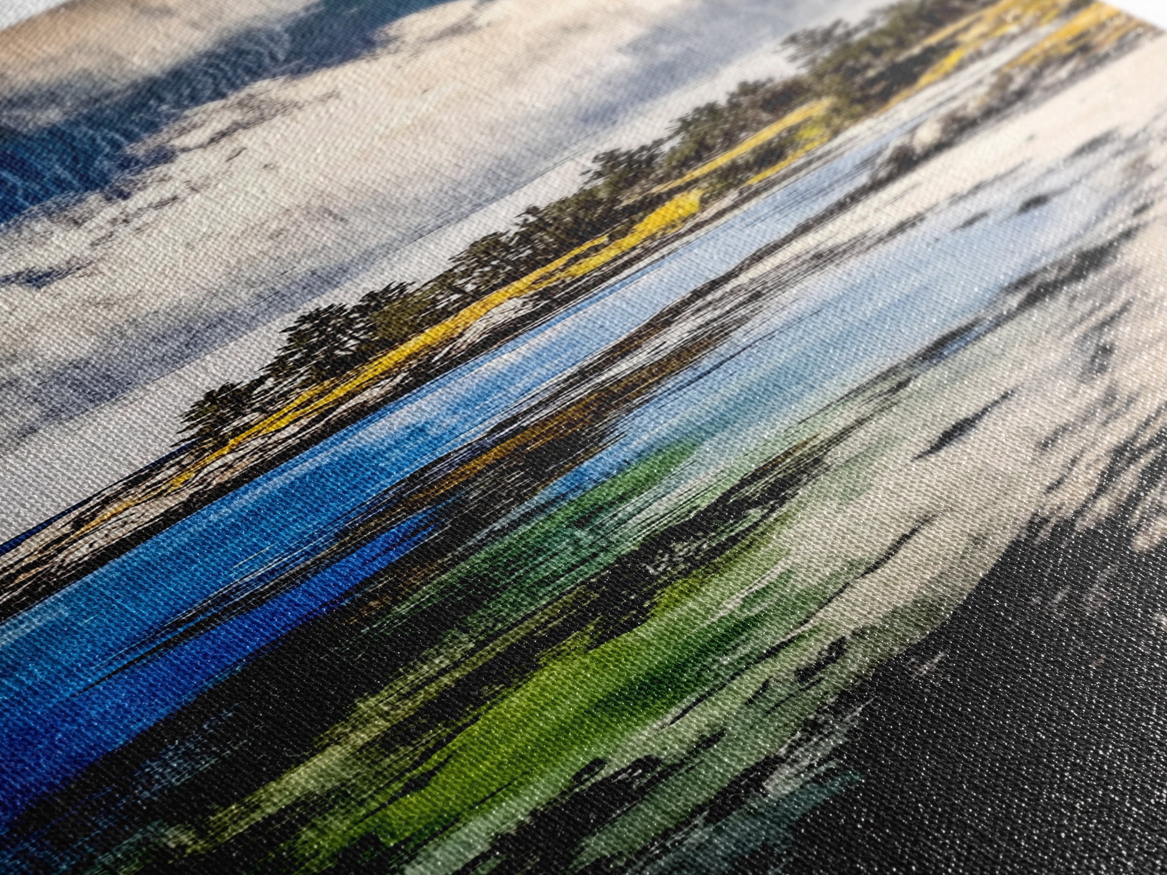 Coastal View, Ocean Serenity, Beach Scene, Tranquil Art, Framed Canvas Print, Living Room Wall Art, Seascape Painting, Nautical Home Decor