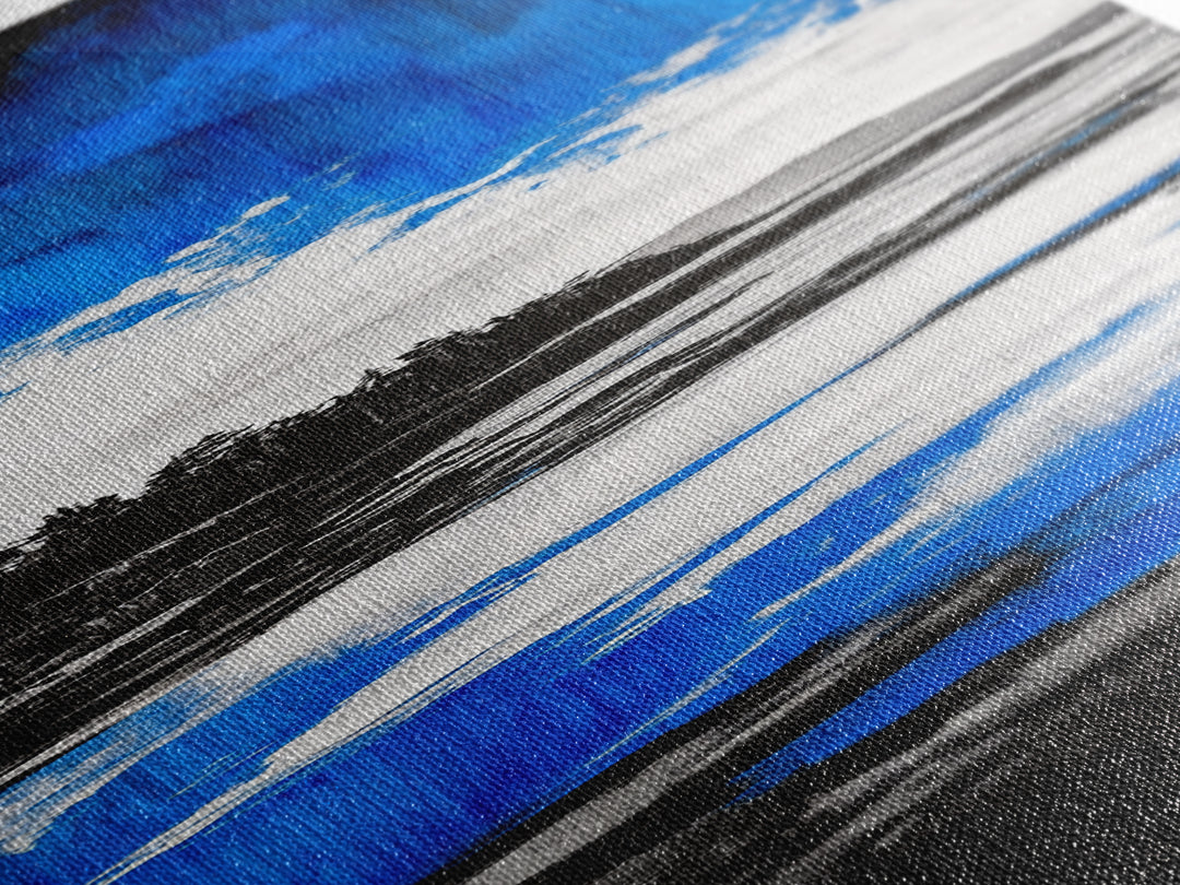 Coastal Serenity, Blue Ocean, Seascape, Canvas Print, Beach House Decor, Modern Wall Art, Minimalist Art, Living Room Wall Art