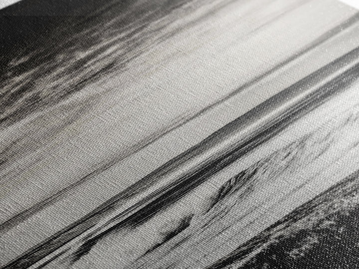 Coastal Waves, Black and White, Ocean Photography, Surf Art, Framed Canvas Print, Minimalist Decor, Beach House Wall Art