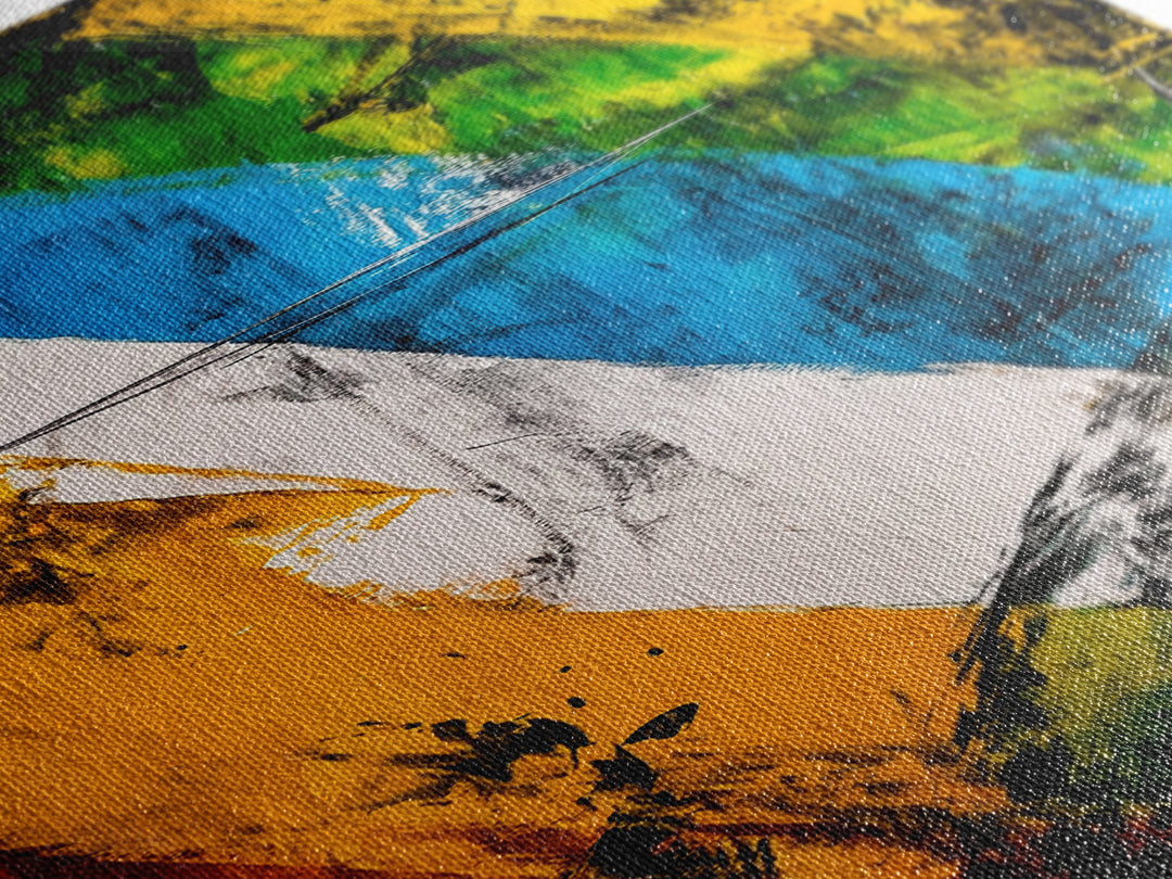 Abstract Shapes, Modern Art, Geometric Canvas Print, Bold Wall Art, Contemporary Home Decor, Large Office Art, Unique Statement Art