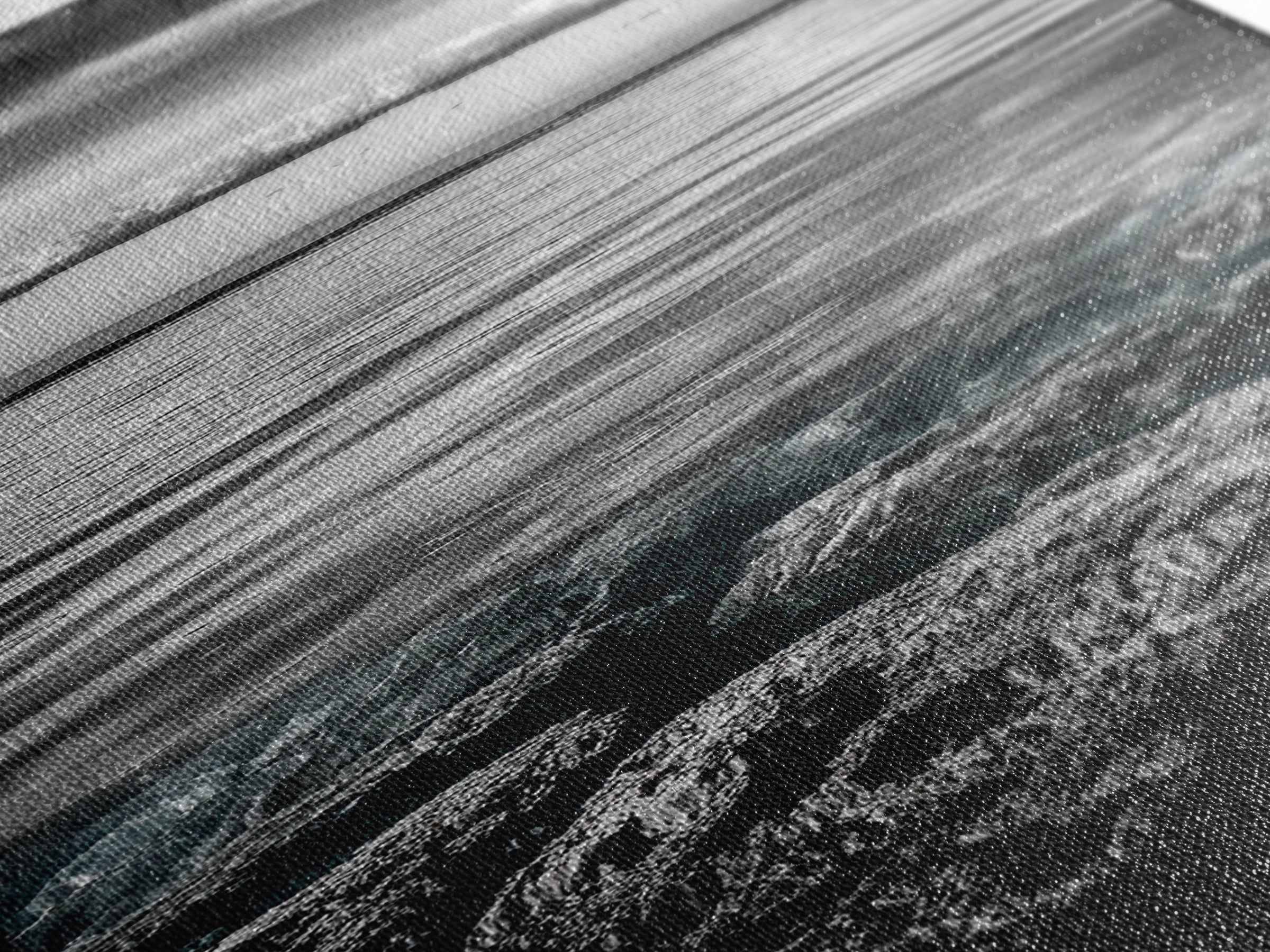 Ocean Depths, Coastal Art, Black and White Photography, Canvas Print, Beach Wall Art, Nautical Decor, Ocean Print, Modern Home Decor