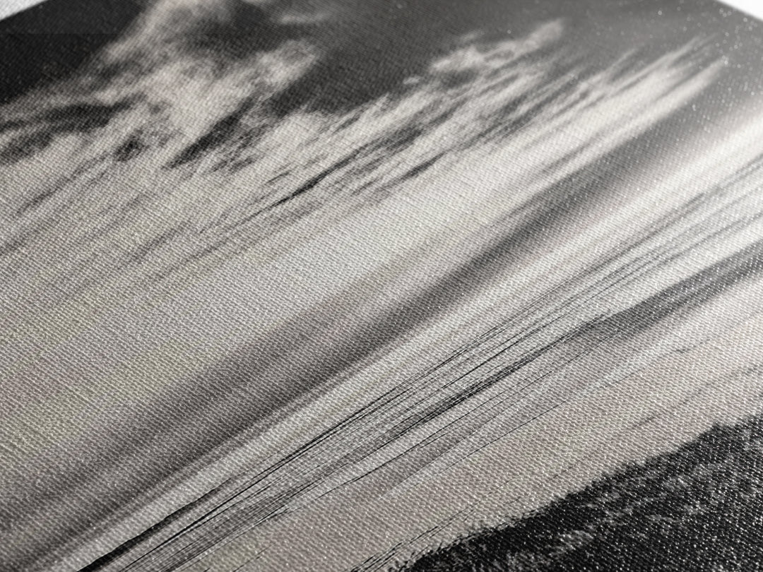 Beach Sunset, Coastal Wall Art, Seascape Painting, Ocean Waves, Framed Canvas Print, Minimalist Decor, Bedroom Wall Art, Gift Idea