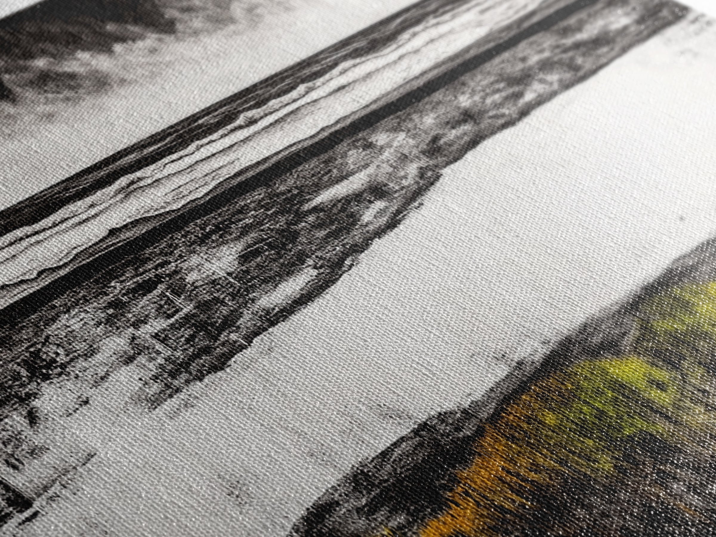 Coastal Horizon, Black and White Beach, Minimalist Seascape, Monochrome Art, Nature Inspired, Framed Canvas Print, Office Wall Decor