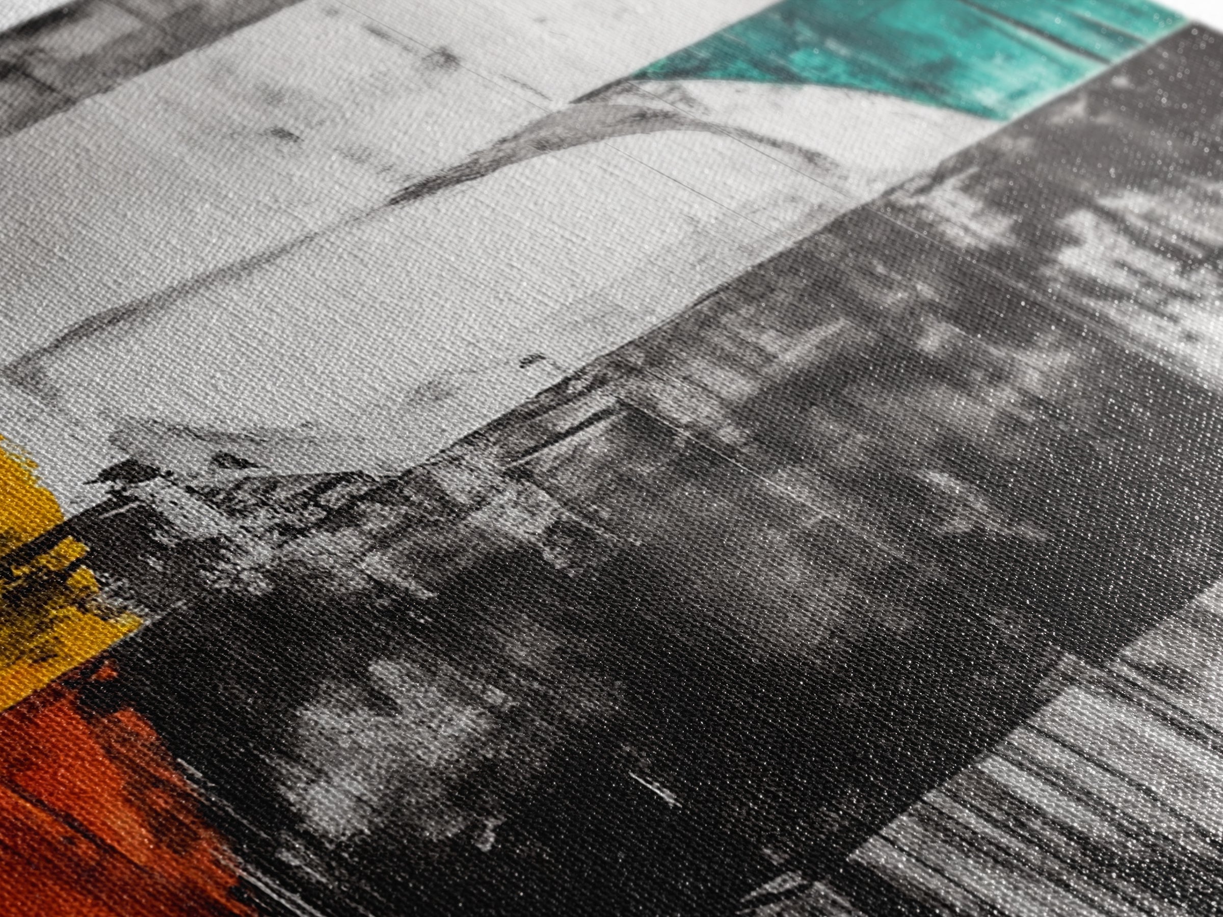 Abstract Art, Modern Minimalist, Black and White, Canvas Print, Bold Geometric, Office Wall Art, Contemporary Home Decor, Unique Design