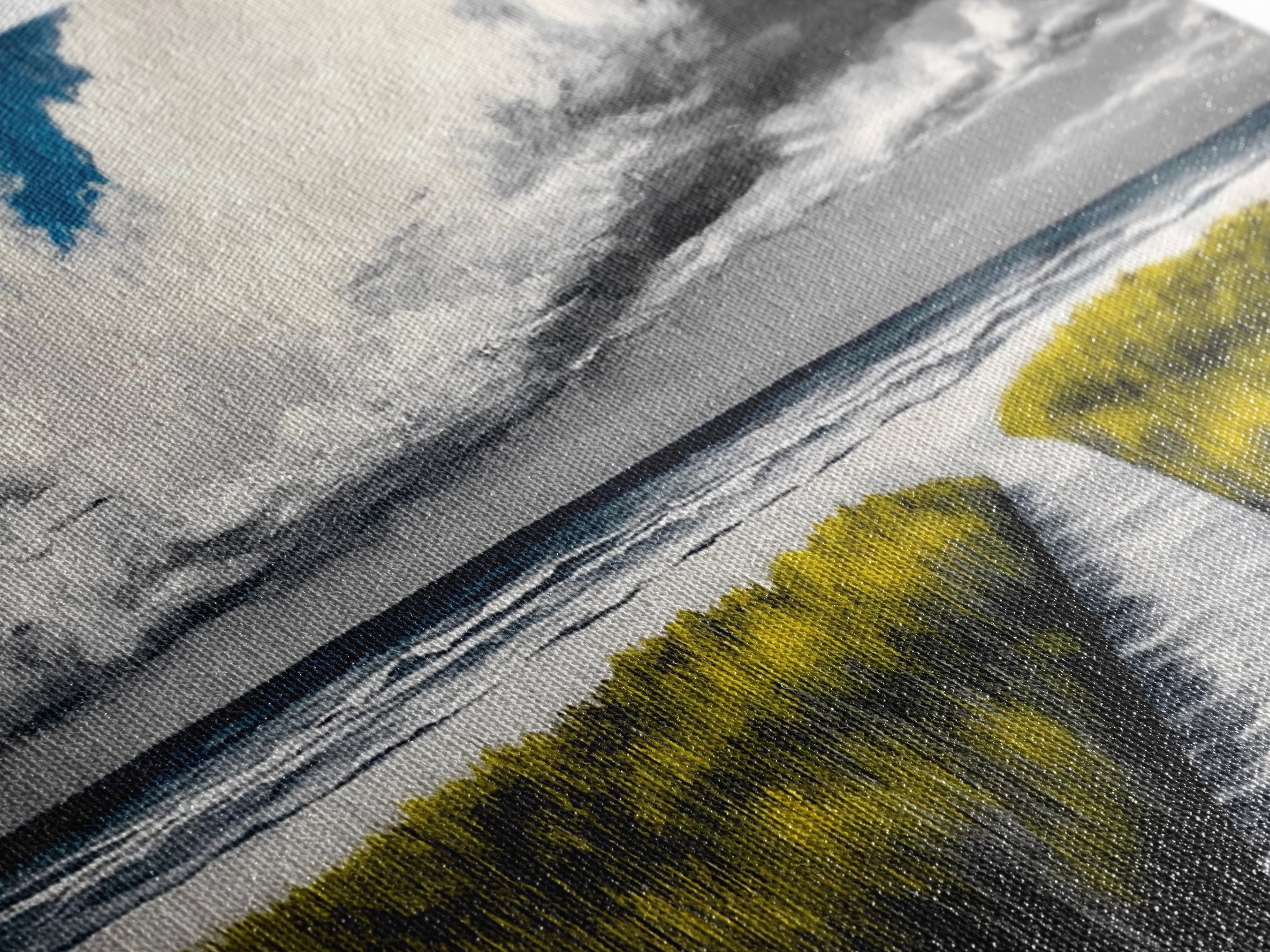 Beach Boardwalk, Coastal Landscape, Black and White Seascape, Nautical Decor, Living Room Artwork, Beach House Scene, Framed Canvas Print