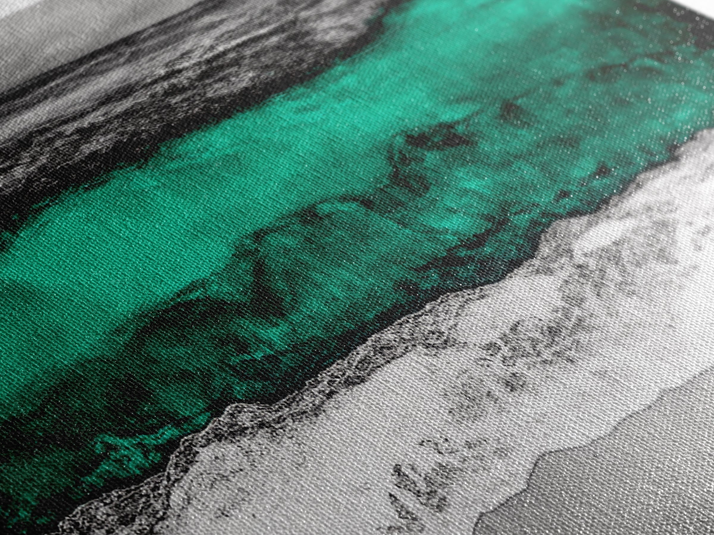 Abstract Ocean, Beach Wall Art, Coastal Decor, Seascape Painting, Modern Home Art, Nautical Decor, Framed Canvas Print, Large Wall Art