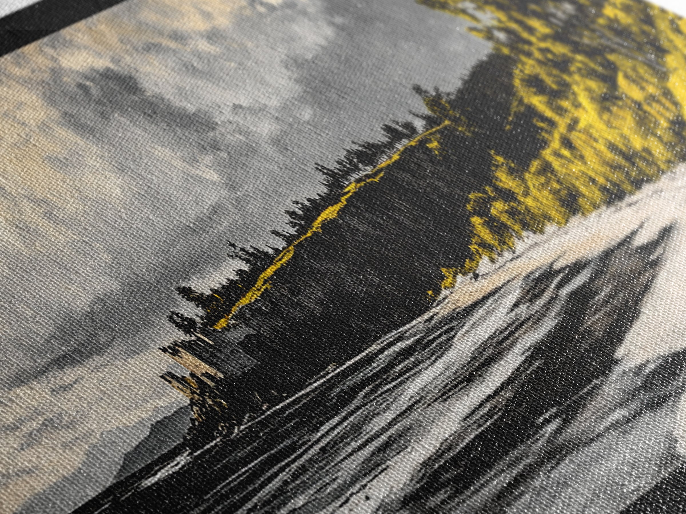 Castle Beach, Coastal Wall Art, European Landscape, Scenic Seascape, Travel Art, Historic Home Decor, Framed Canvas Print, Living Room Art