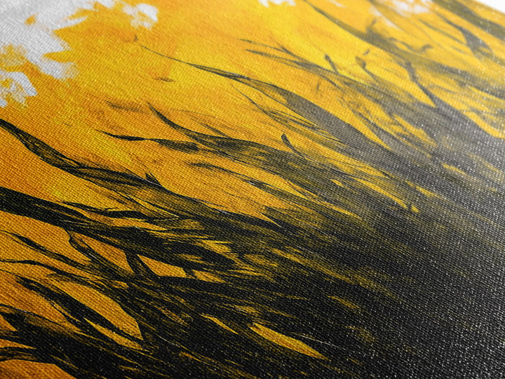 Abstract Grass, Autumn Tones, Nature Art, Canvas Print, Fall Decor, Farmhouse Art, Earthy Tones, Bedroom Wall Art, Rustic Home Decor