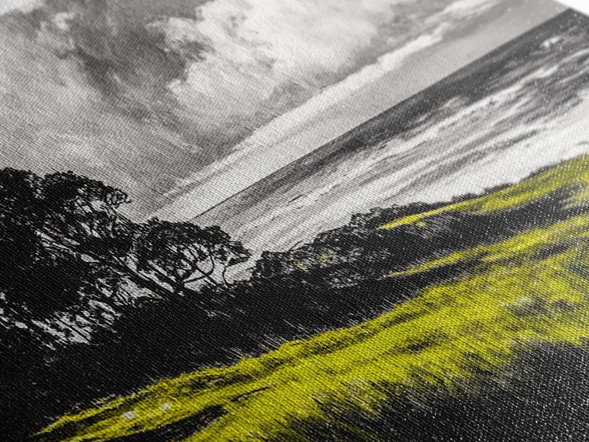 Coastal Landscape, Ocean View, Sunset Wall Art, Seaside Decor, Modern Seascape, Framed Canvas Print, Living Room Wall Art, Beach Painting