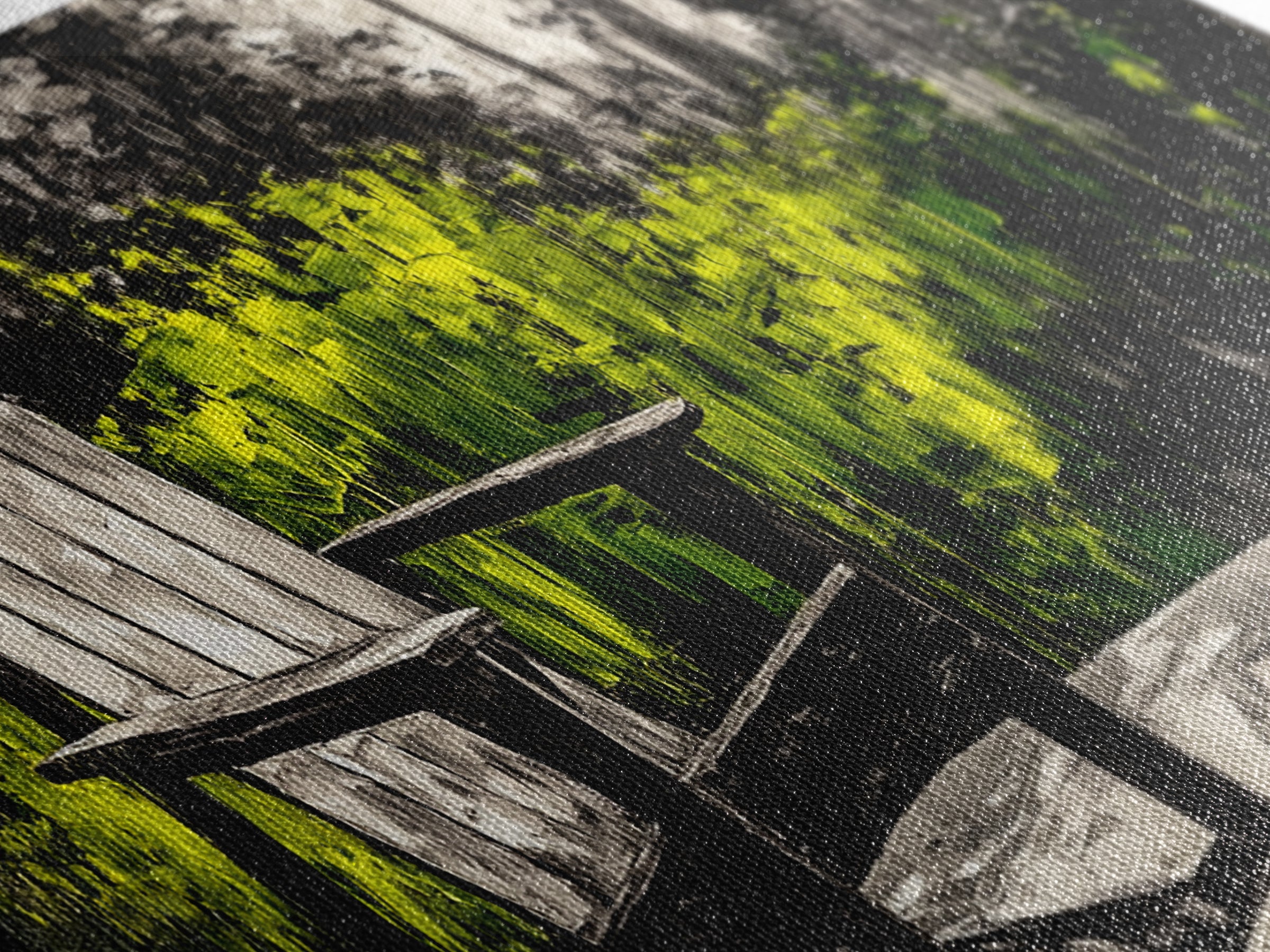 Adirondack Chair, Rustic Decor, Outdoor Art, Nature Print, Cabin Wall Art, Country Home Decor, Farmhouse Wall Art, Framed Canvas Print