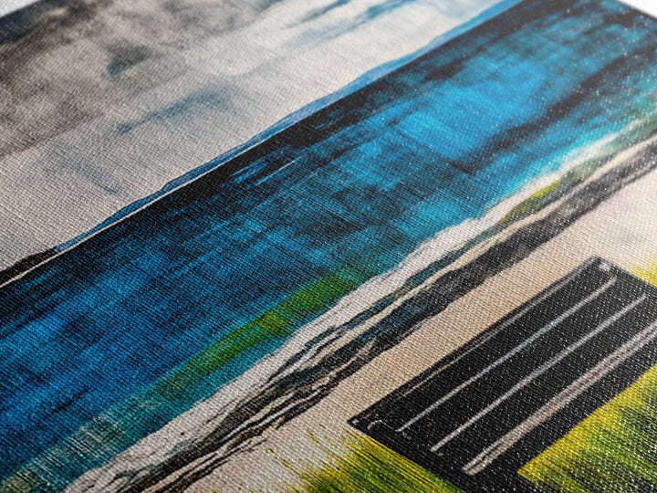 Beach View, Ocean Wall Art, Coastal Home Decor, Blue Canvas Print, Nature Artwork, Living Room Art, Nautical Art, Summer Wall Decor