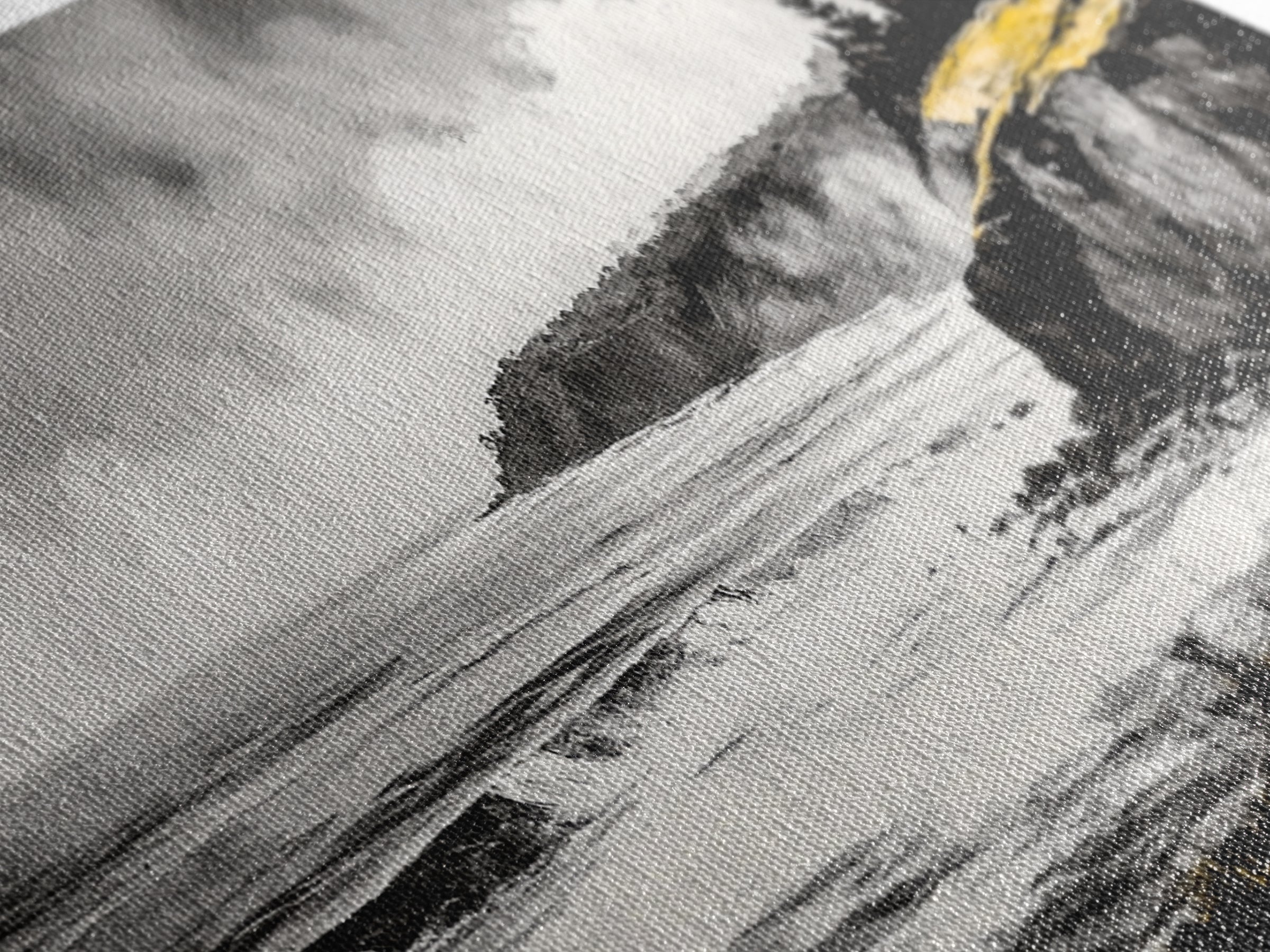 Rugged Coast, Ocean Horizon, Green Cliffs, Canvas Print, Coastal Landscape, Nautical Wall Art, Modern Home Decor, Living Room Art