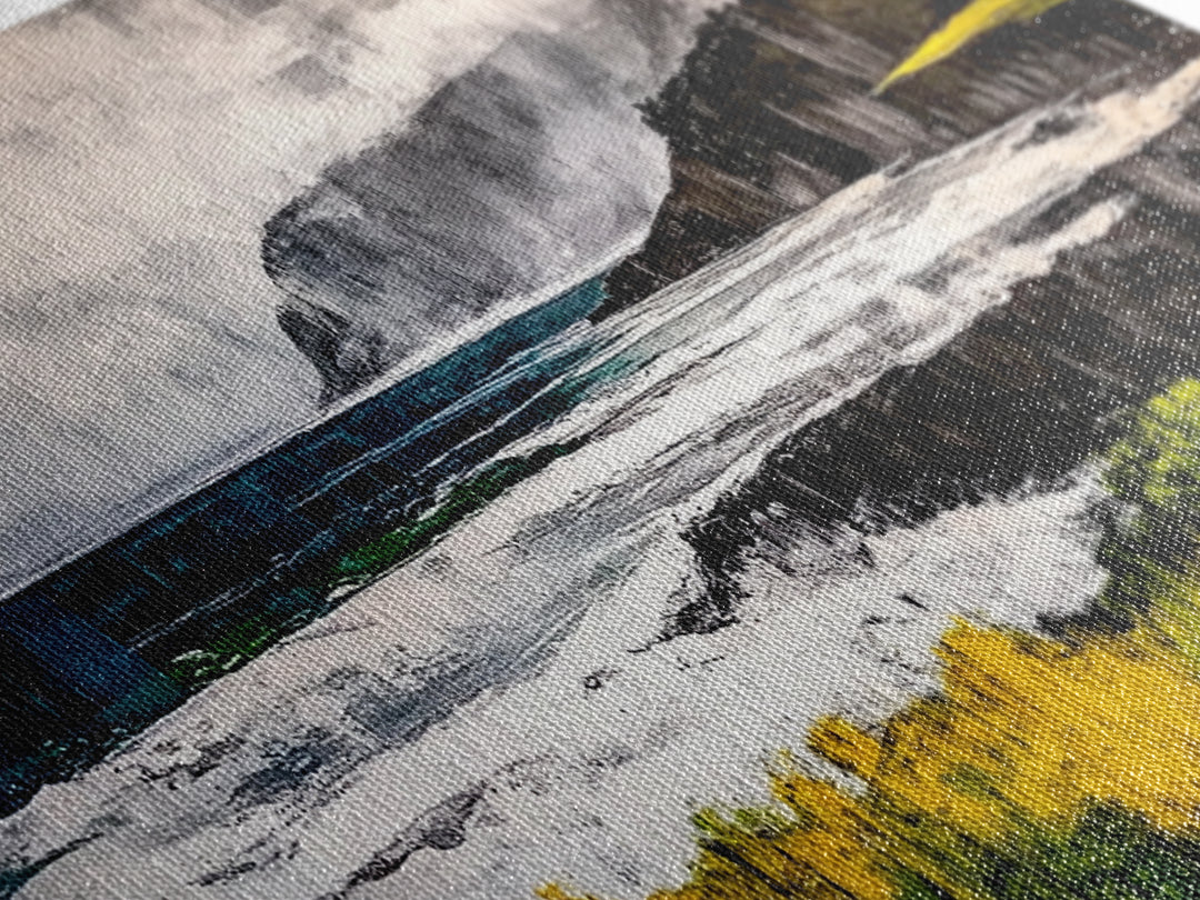 Coastal Landscape, Ocean View, Framed Canvas Print, Beach House Wall Art, Nautical Art, Minimalist Decor, Contemporary Home Art