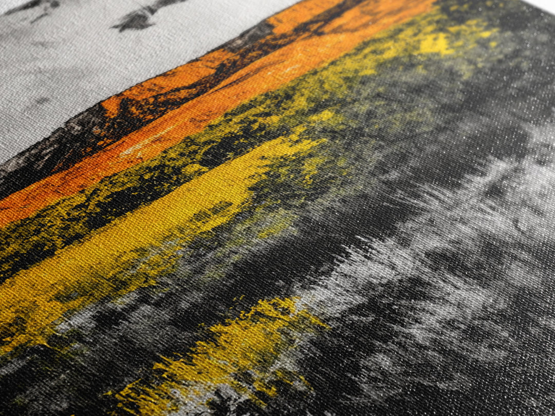 Desert, Canyon Landscape, Western Wall Art, Canvas Print, Rustic Home, Earthy Tones, Living Room Decor, Southwest Aesthetic