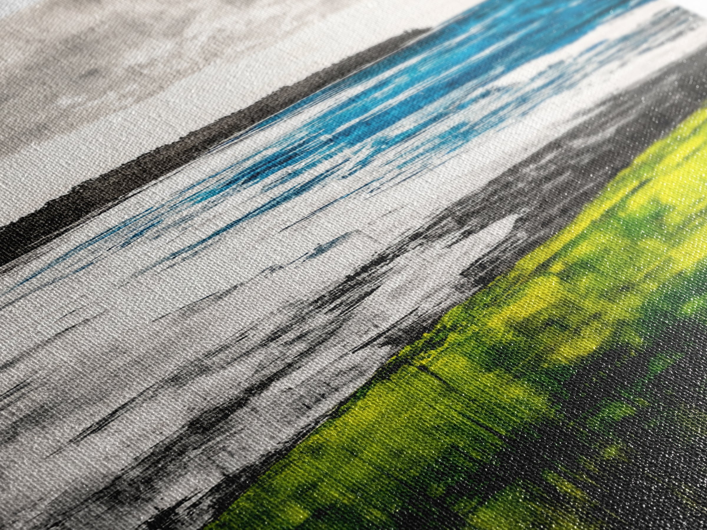 Coastal Serenity, Ocean View, Beach Horizon, Framed Canvas Print, Seascape Art, Modern Home Decor, Nautical Wall Art, Office Decor