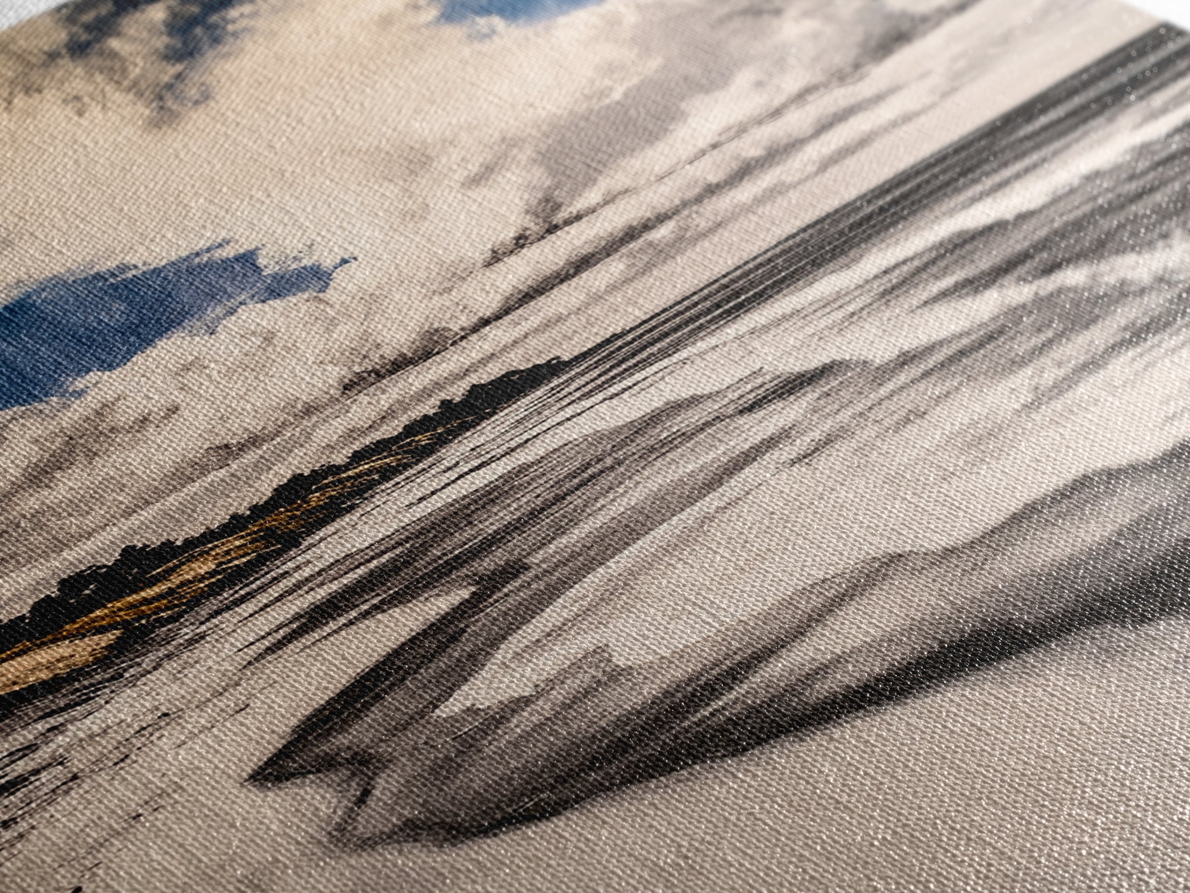 Rolling Waves, Serene Beach Wall Art, Coastal Home Decor, Nautical Aesthetic, Peaceful Ocean Print, Framed Canvas Print, Modern Seascape