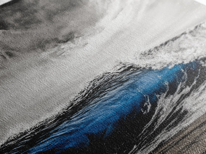 Ocean Wave, Stormy Sea, Dramatic Water, Coastal Art, Canvas Print, Nautical Wall Decor, Living Room Statement Piece, Moody Seascape