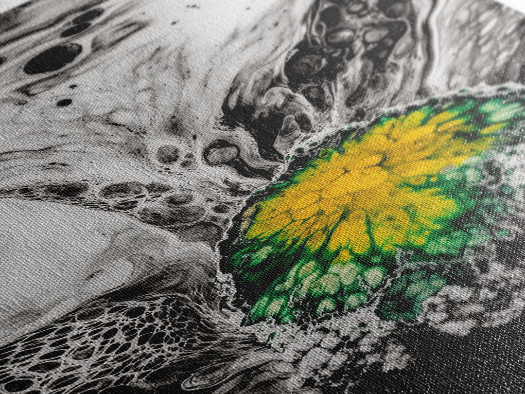 Abstract Fluid Art, Black and White Print, Modern Home Decor, Unique Swirl Art, Office Wall Art, Monochrome Aesthetic, Framed Canvas Print