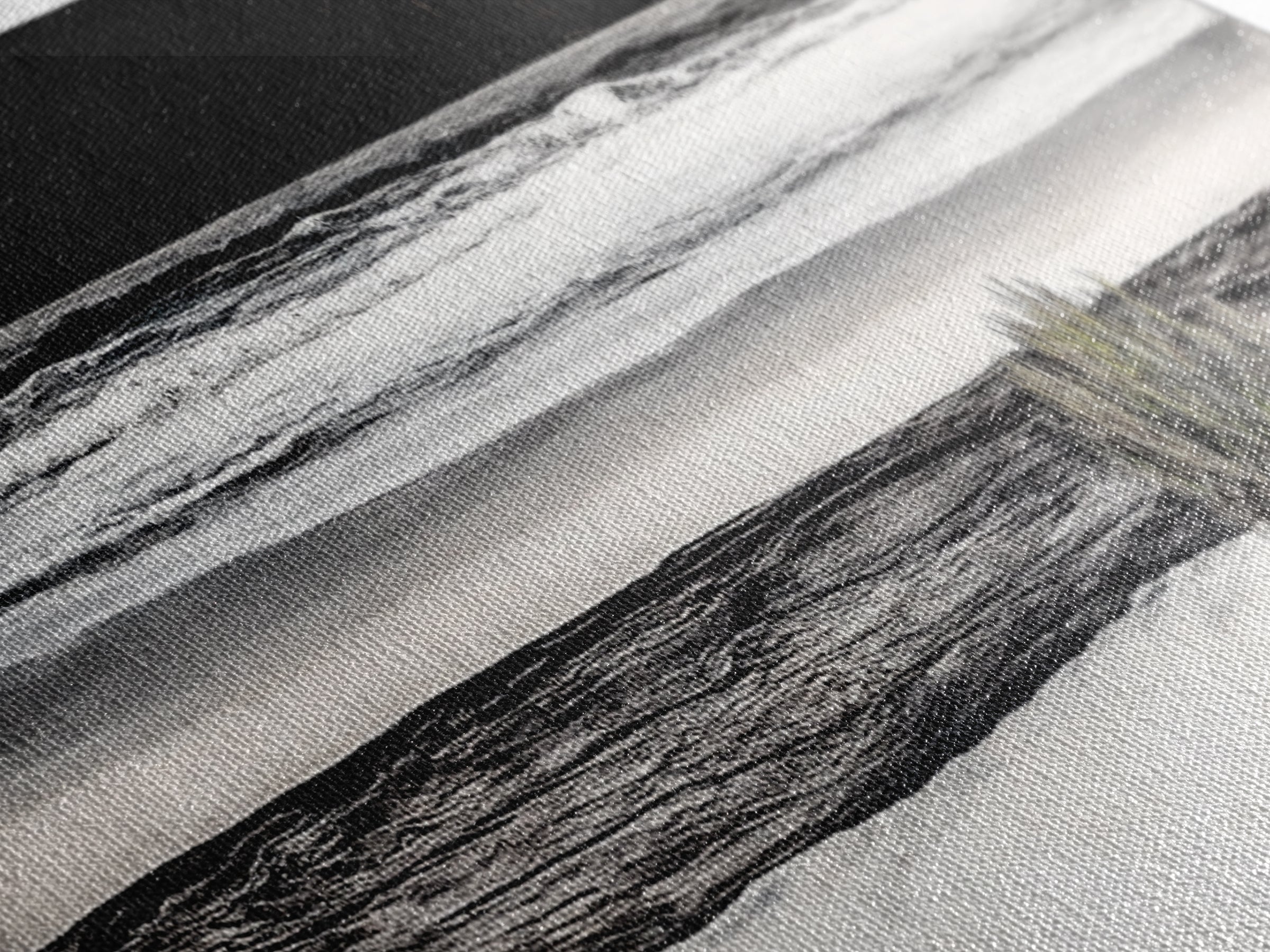 Black and White Seascape, Coastal Wall Art, Minimalist Ocean Art, Modern Beach Decor, Framed Canvas Print, Bedroom Art, Monochrome Landscape