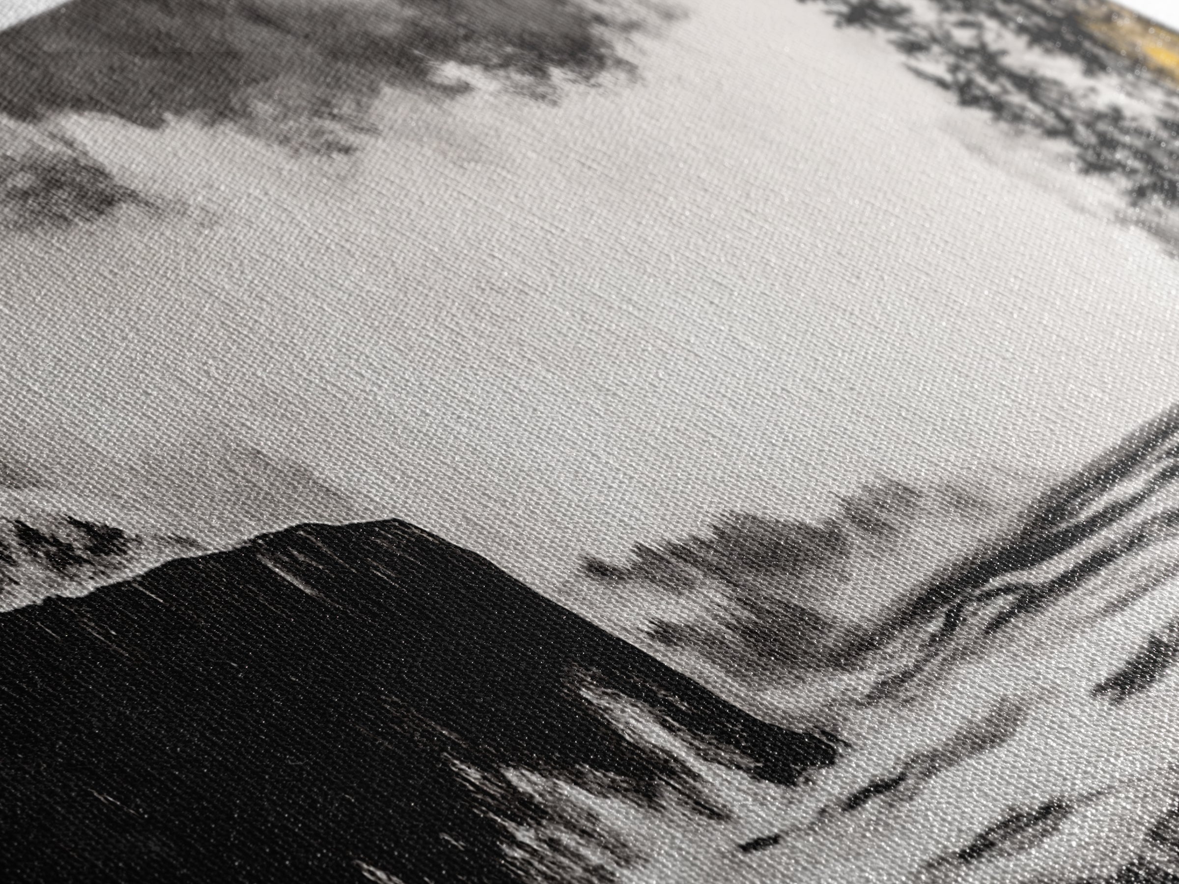 Cliffside Ocean, Dramatic Seascape, Moody Coast, Monochrome, Framed Canvas Print, Coastal Wall Art, Nautical Decor, Large Wall Art