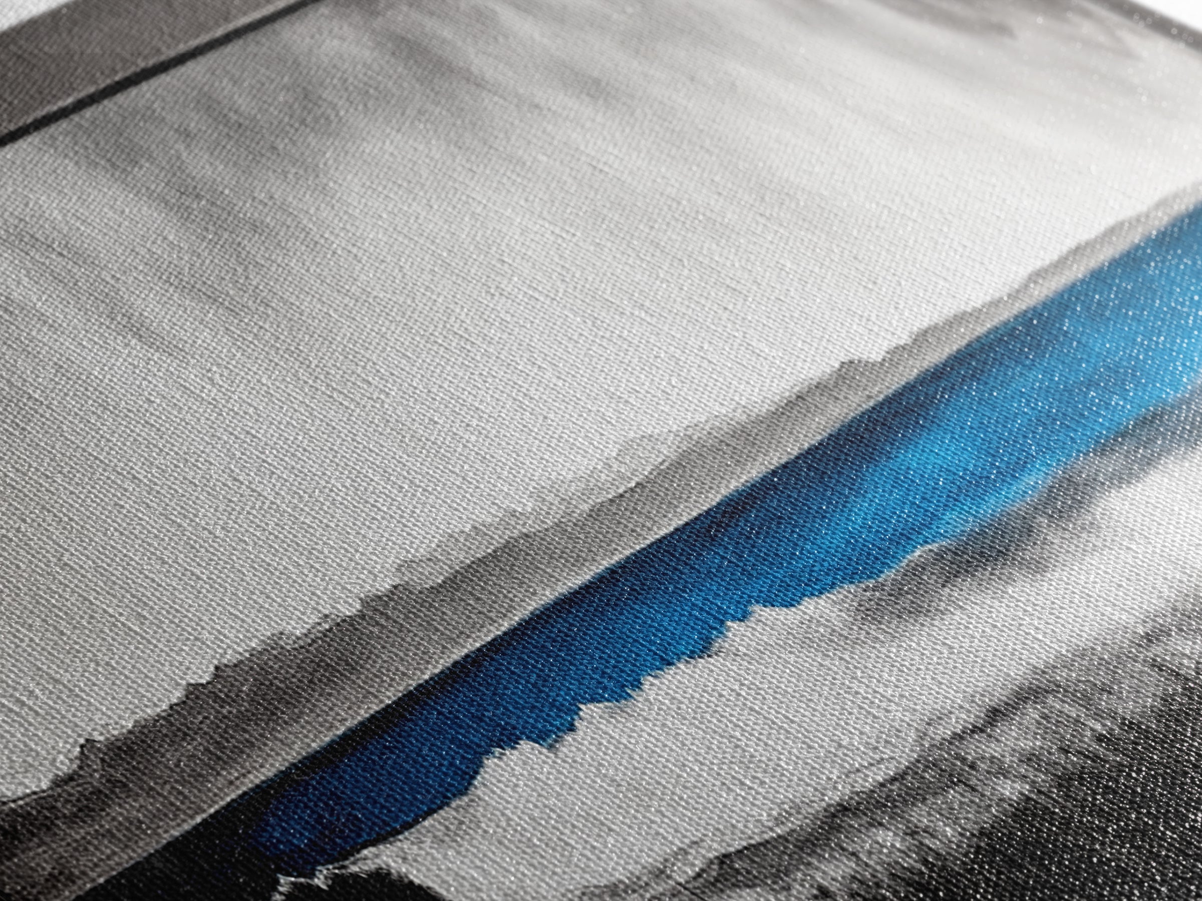 Coastal Serenity, Ocean Waves, Minimalist Decor, Framed Canvas Print, Modern Beach Wall Art, Living Room Artwork, Blue Seascape