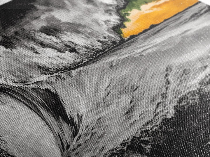 Dramatic, Ocean Wave, Black and White, Canvas Print, Coastal Wall Art, Modern Home Decor, Large Wall Art, Minimalist Art, Bedroom Wall Art