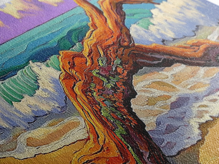 Driftwood Beach, Ocean Wave Art, Coastal Wall Art, Framed Canvas Print, Nature Home Decor, Relaxing Bathroom Art, Bedroom Art