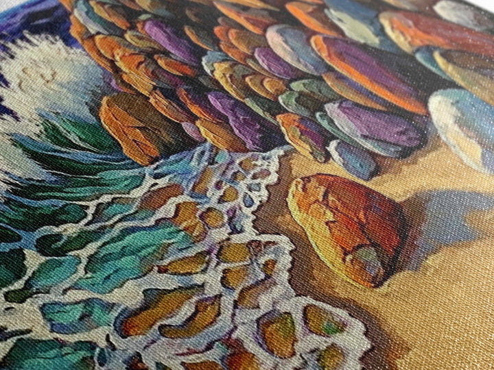 Rocky Shoreline Waves, Ocean Rocks Art, Seaside Spray, Framed Canvas Print, Bathroom Coastal Wall Art, Bold Beach Style, Nautical Decor