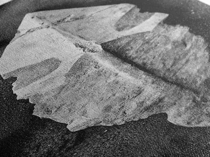 Ancient Arrowhead, Primitive Stone, Monochrome Artifact, Framed Canvas Print, Masculine Office Art, Boho Study Decor, Earthy Design