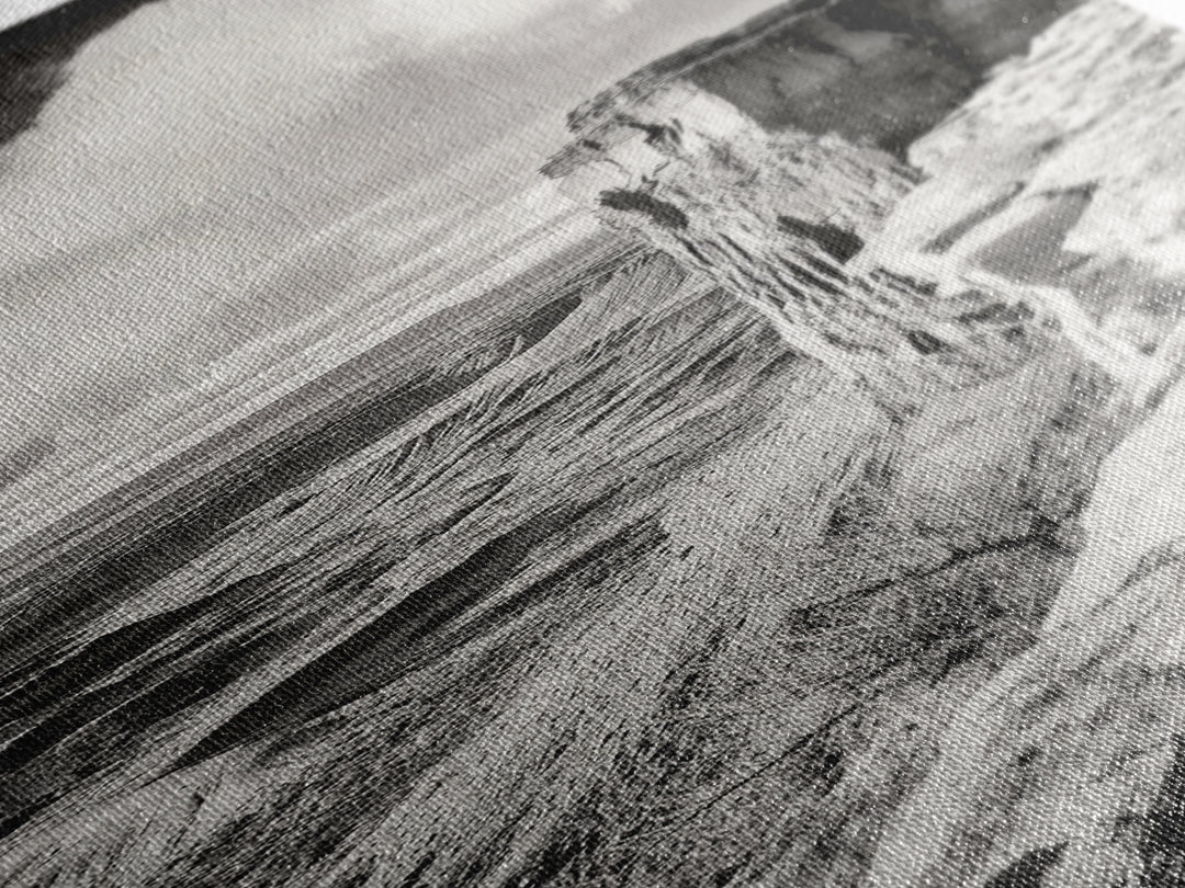 Canyon Cliffs, Desert Rock, Expansive Plateau View, Canvas Print, Living Room Wall Art, Western Decor, Rustic Landscape, Nature Photography