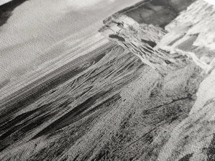 Canyon Cliffs, Desert Rock, Expansive Plateau View, Canvas Print, Living Room Wall Art, Western Decor, Rustic Landscape, Nature Photography