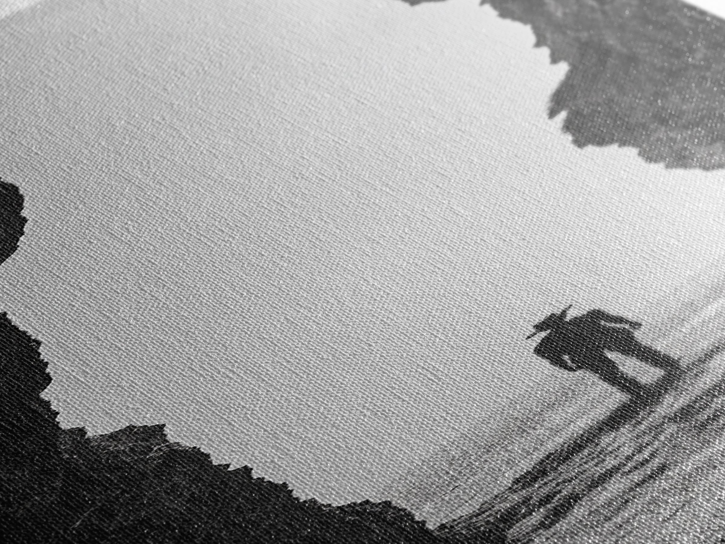 Lone Cowboy, Cliff View, Western Vibes, Silhouette Minimalist, Framed Canvas Print, Farmhouse Wall Art, Masculine Desert Decor