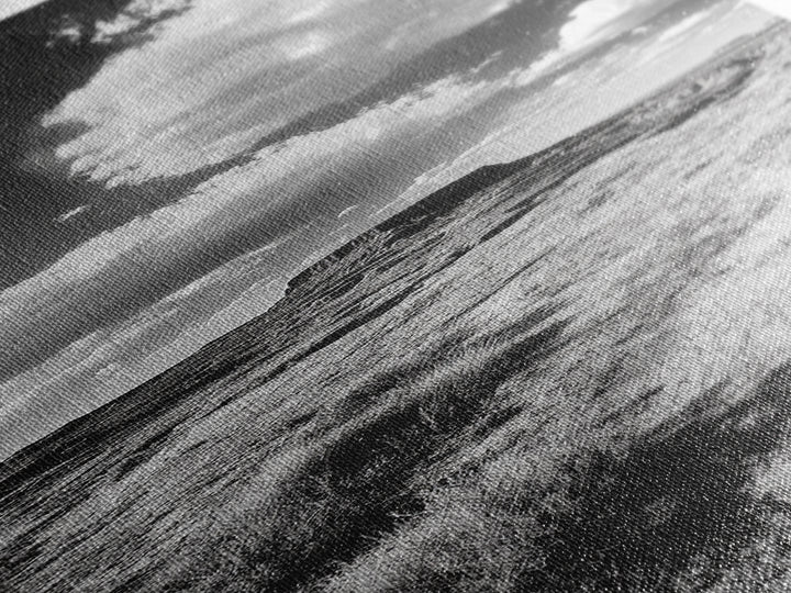 Desert Butte View, Southwest Horizon, Dramatic Sky, Framed Canvas Print, Boho Living Room Art, Western Landscape Photography, Man Cave