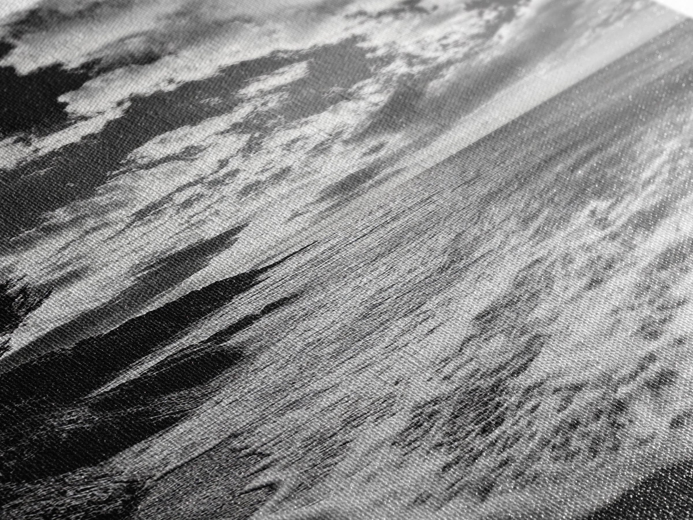 Rocky Coastline, Ocean Foam, Sunset Glow, Framed Canvas Print, Nautical Wall Art, Beach House Decor, Moody Seascape Photography