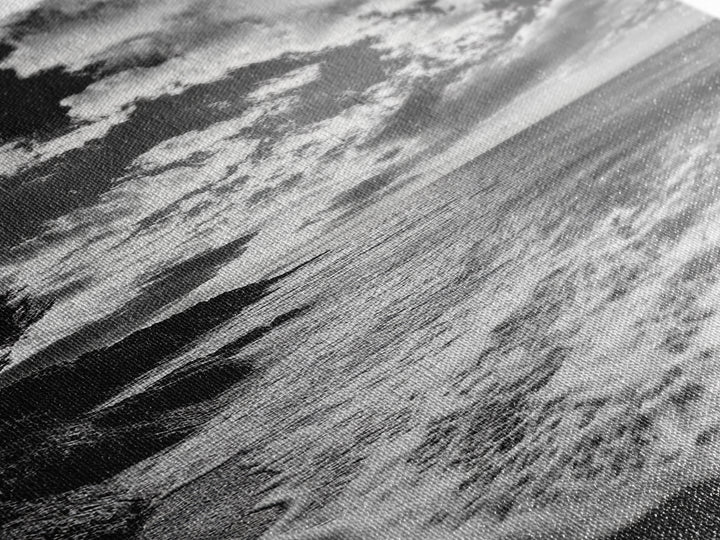 Rocky Coastline, Ocean Foam, Sunset Glow, Framed Canvas Print, Nautical Wall Art, Beach House Decor, Moody Seascape Photography