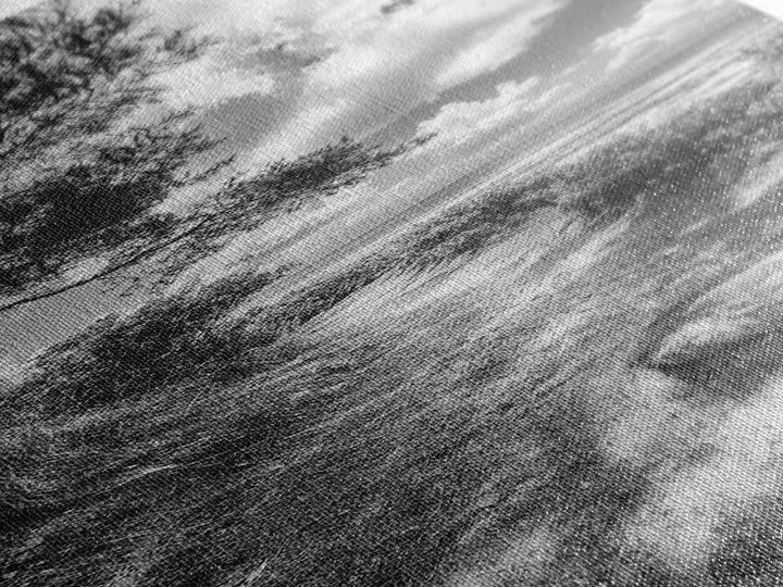 Coastal Nature Trail, Ocean Path View, Tranquil Landscape, Framed Canvas Print, Beach House Art, Bathroom Wall Art, Game Room Wall Art