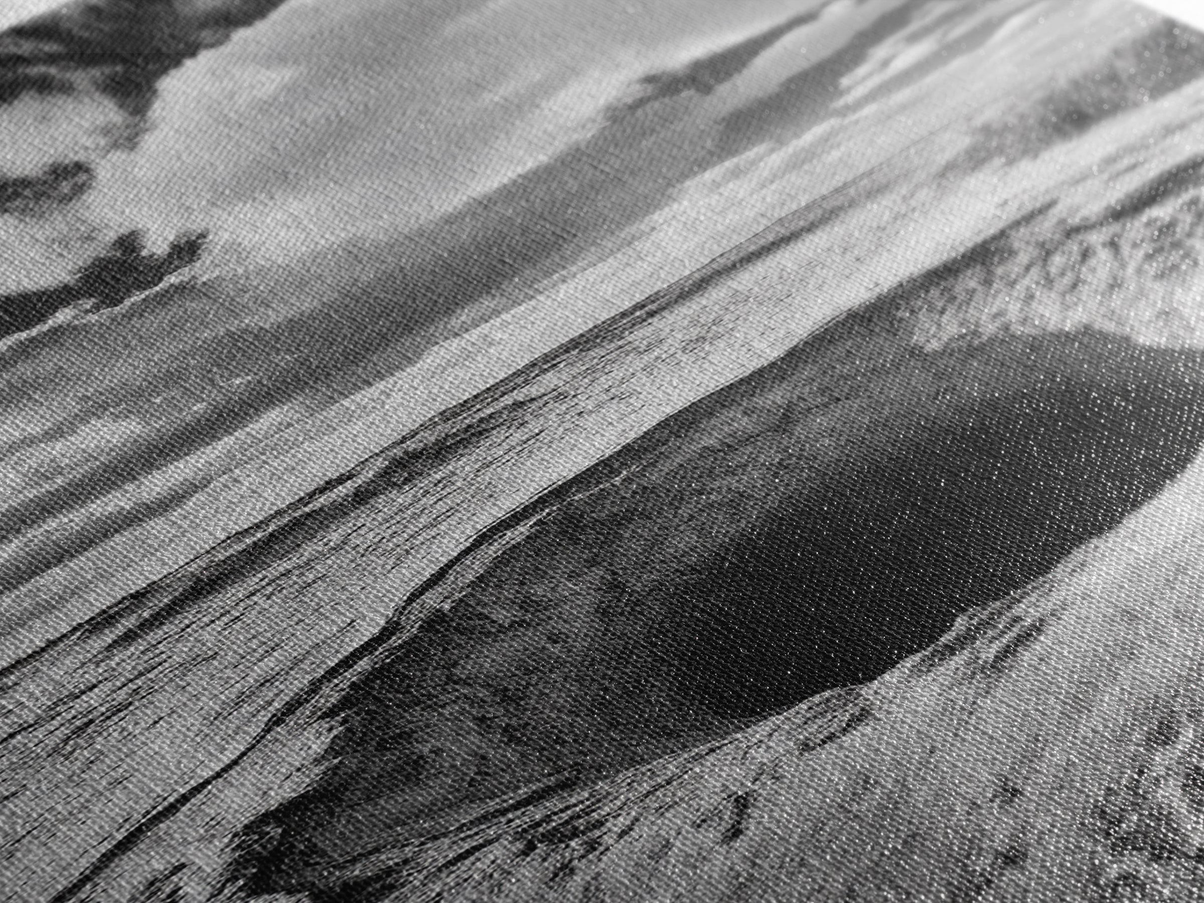 Desert Sinkhole Scene, Mysterious Landscape, Surreal Earth Art, Framed Canvas Print, Moody Bedroom Print, Office Wall Art, Cabin Wall Art