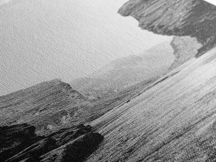 Canyon River, Rugged Passage, Rock Formations, Canvas Print, Nature Explorer Decor, Living Room or Cabin Rustic Wall Art, Bathroom Art