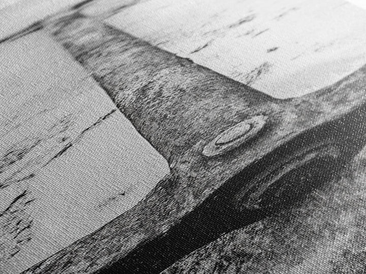 Rusted Anchor, Beach Texture, Metal Detail, Framed Canvas Print, Industrial Coastal Wall Art, Nautical Bathroom Print, Office Decor