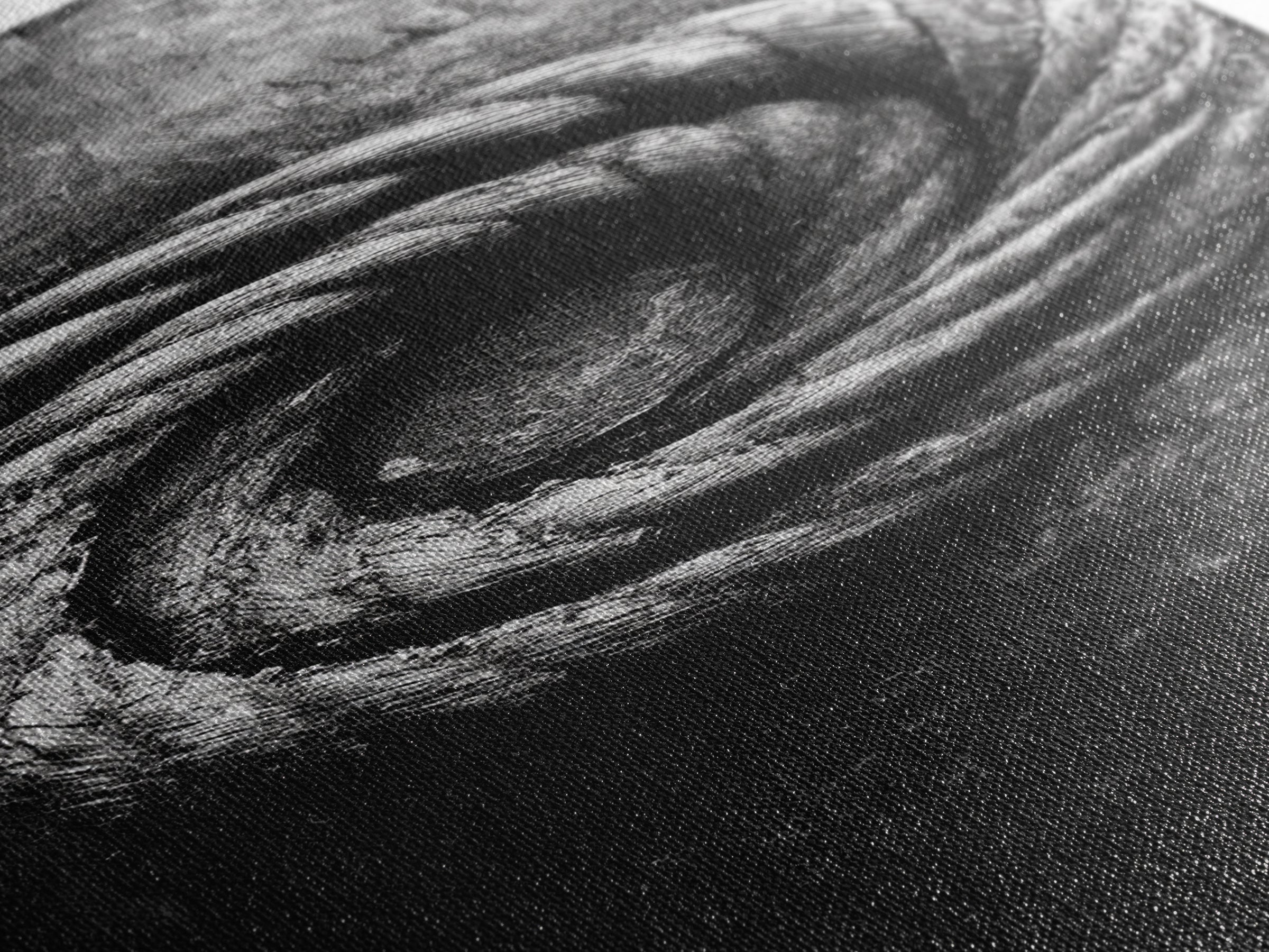 Nautical Rope Closeup, Industrial Texture, Abstract Rustic, Framed Canvas Print, Office Wall Art, Monochrome Art, Modern Nautical Decor