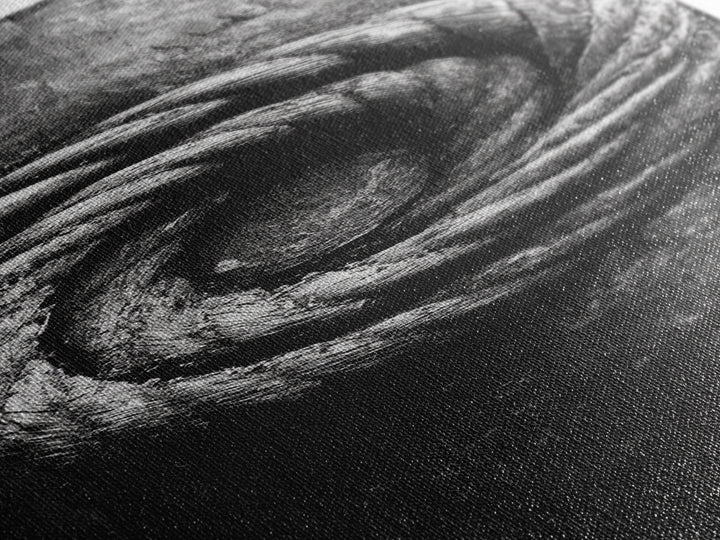 Nautical Rope Closeup, Industrial Texture, Abstract Rustic, Framed Canvas Print, Office Wall Art, Monochrome Art, Modern Nautical Decor