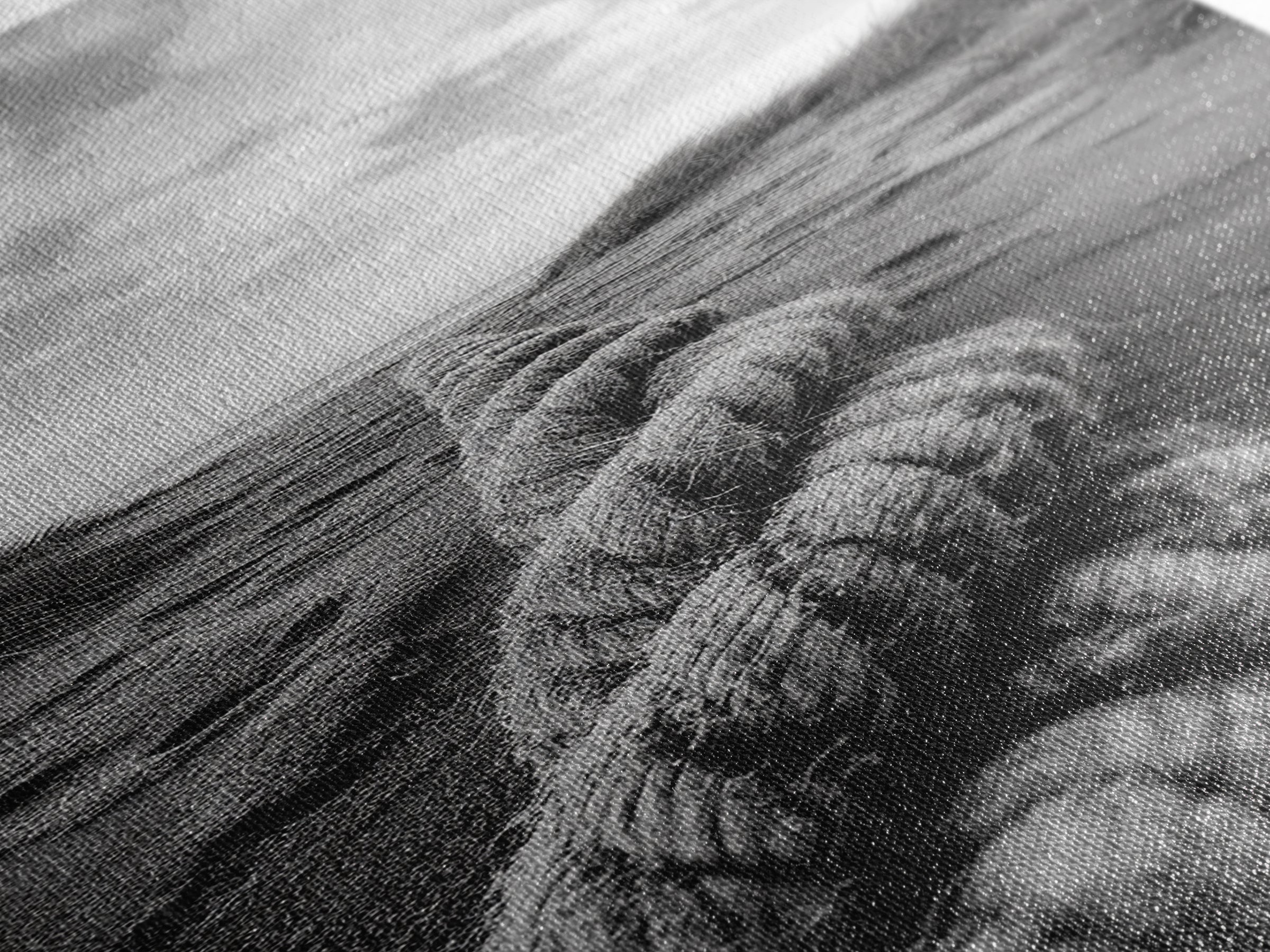 Rope in Sand, Beach Path Perspective, Coastal Journey, Framed Canvas Print, Bathroom Wall Art, Seaside Style, Minimalist Nautical Scene