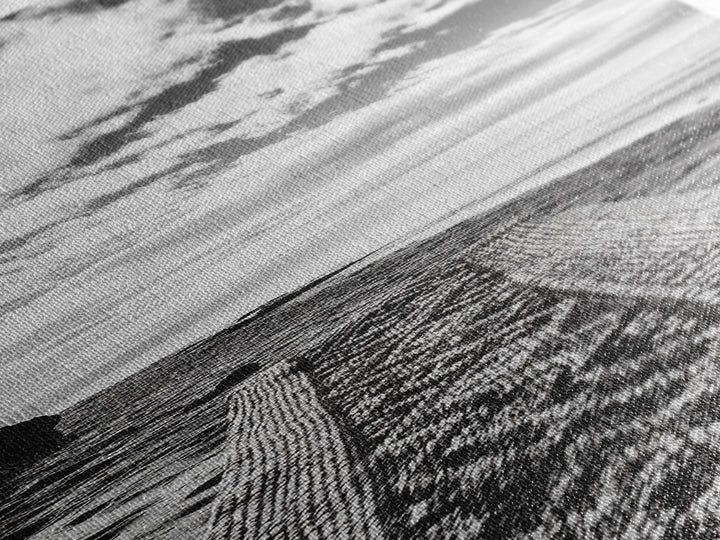 Beach Tapestry, Peaceful Shoreline, Boho Coastal, Framed Canvas Print, Yoga Room Wall Art, Neutral Beach Decor, Relaxing Home Vibe