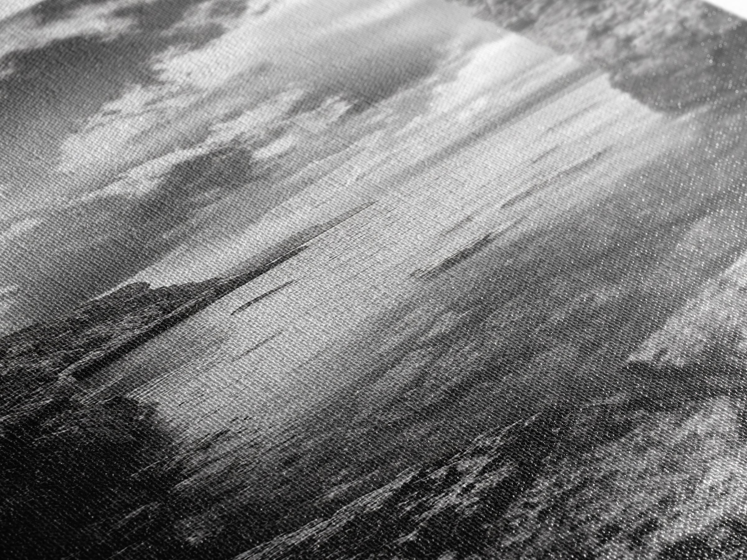 Coastal Cliff Path, Ocean Serenity, Rock Wall Art, Seascape Photography, Framed Canvas Print, Modern Coastal Decor, Bedroom Wall Art