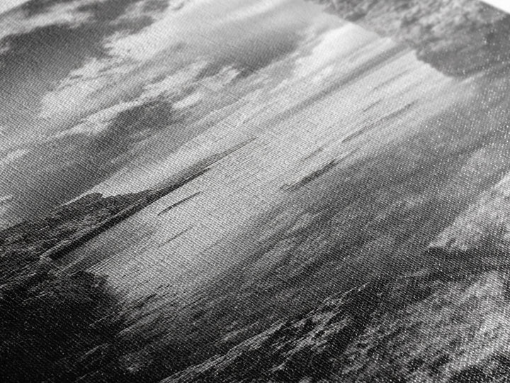 Coastal Cliff Path, Ocean Serenity, Rock Wall Art, Seascape Photography, Framed Canvas Print, Modern Coastal Decor, Bedroom Wall Art