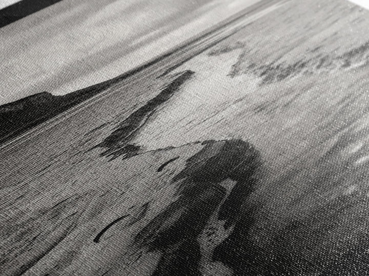 River Path Art, Coastal Landscape Decor, Nature Scene Wall Art, Minimalist Earth Tones, Framed Canvas Print, Beach House Vibe