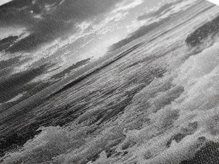 Ocean Splash, Dramatic Sunset, Crashing Waves, Sky Contrast, Canvas Print, Nautical Art, Coastal Bathroom Decor, Bold Seascape