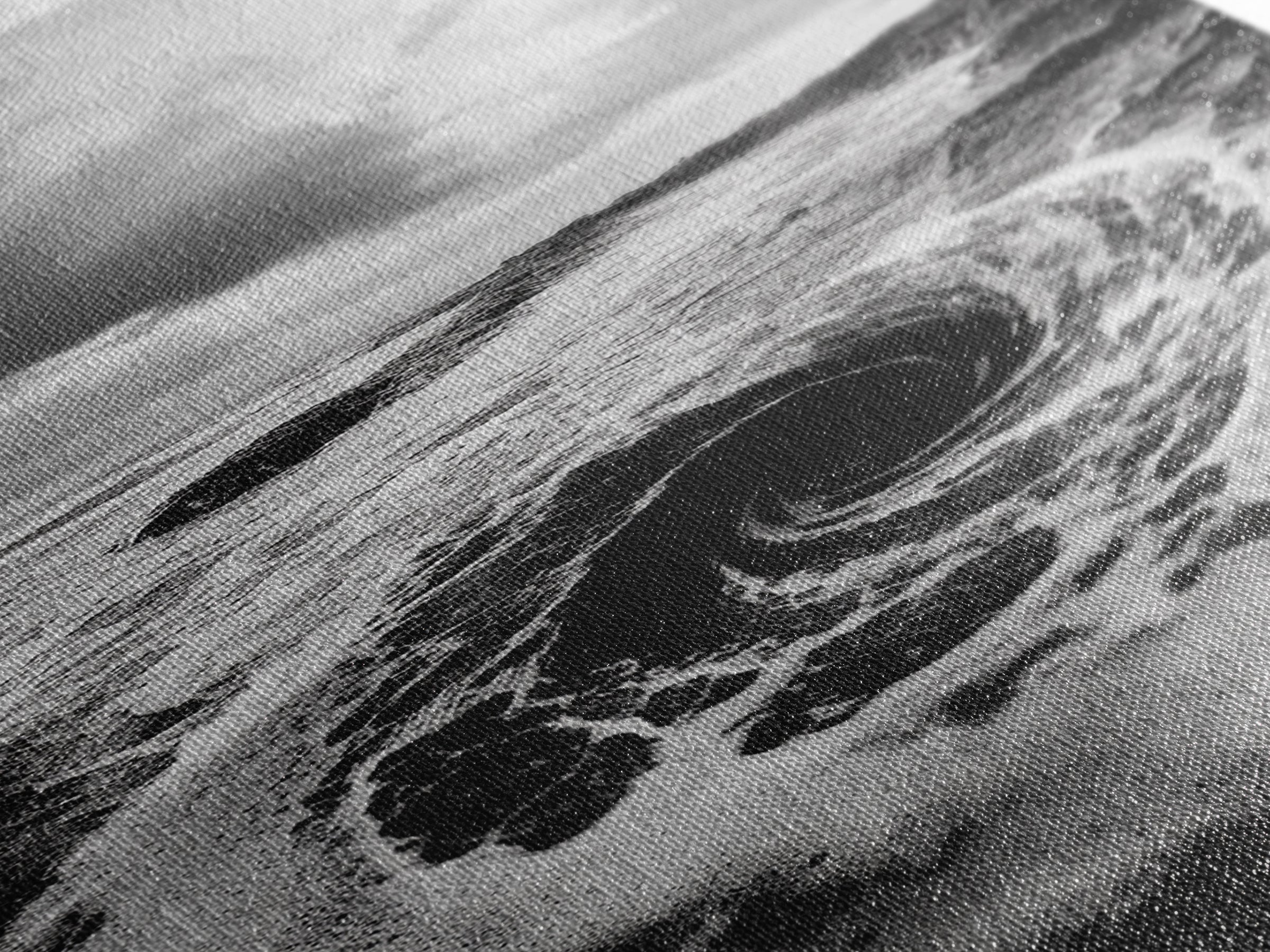 Ocean Vortex, Surreal Wave, Abstract Seascape, Dramatic Sea, Canvas Print, Statement Art, Modern Living Room Wall Art, Bold Decor