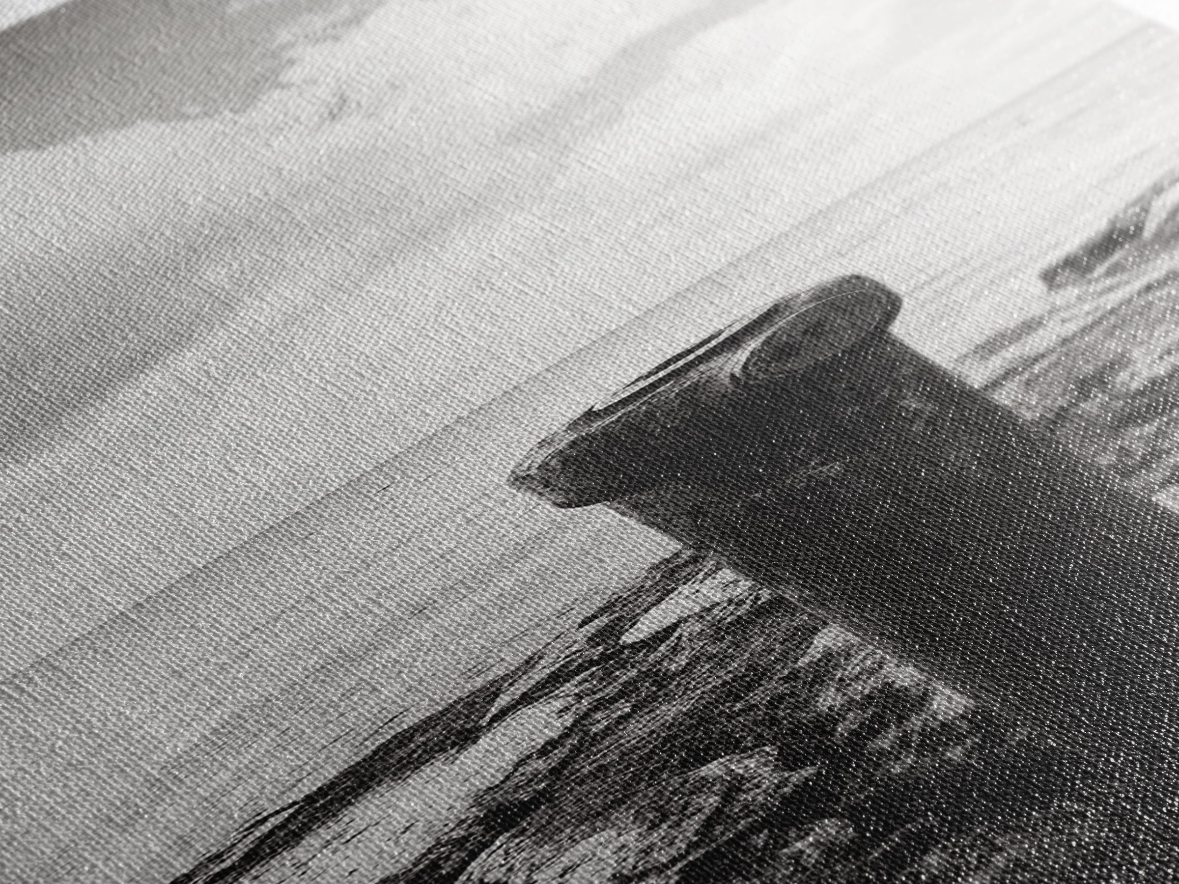 Coastal Pipe, Ocean View, Rusted Metal, Framed Canvas Print, Industrial Nautical Art, Bathroom Wall Decor, Minimal Seaside Landscape